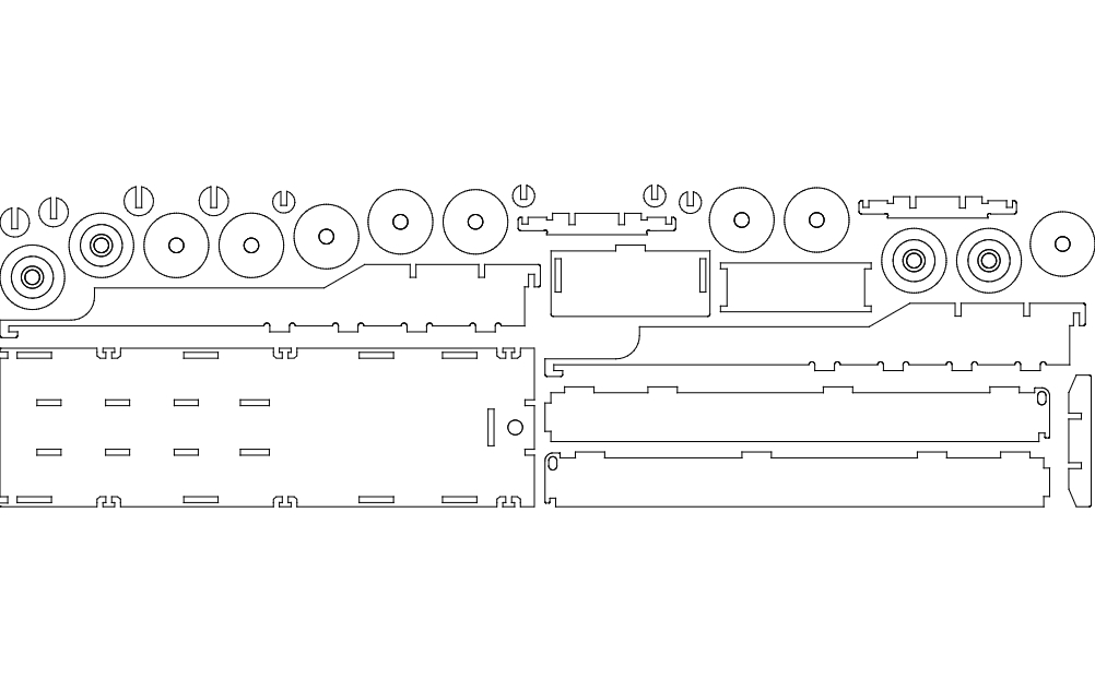 طرح تریلر نیمه مسطح mt مناسب برای استفاده در دستگاه های cnc چوب و cnc لیزر - mt semi flatbed flatbed trailer dxf file