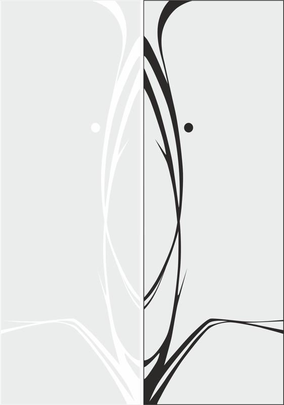 طرح نقاشی انتزاعی سندبلاست مناسب برای استفاده در دستگاه های cnc چوب و cnc لیزر - sandblasting abstract drawing cdr file