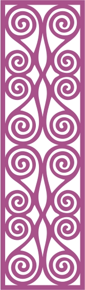 طرح پنل وکتور بدون درز شماره ۲۱۱ مناسب برای استفاده در دستگاه های cnc چوب و cnc لیزر - laser cut vector panel seamless 211 cdr file
