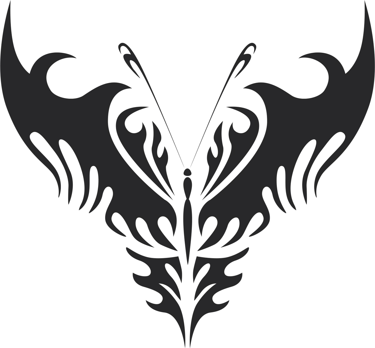 طرح وکتور پروانه شماره 024 مناسب برای استفاده در دستگاه های cnc چوب و cnc لیزر - butterfly vector art 024 cdr file