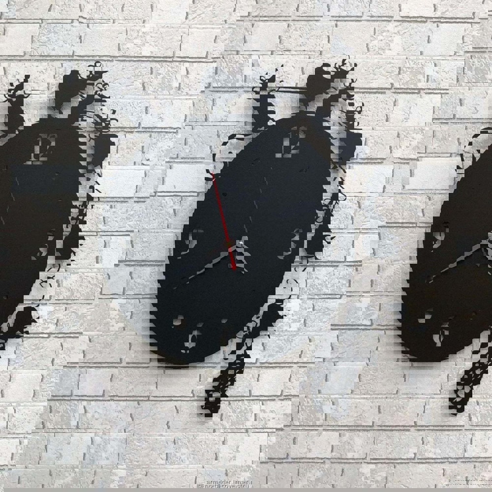 طرح ساعت دیواری طرح موش و پنیر مناسب برای استفاده در دستگاه های cnc چوب و cnc لیزر - laser cut cute mouse and cheese wall clock cdr file