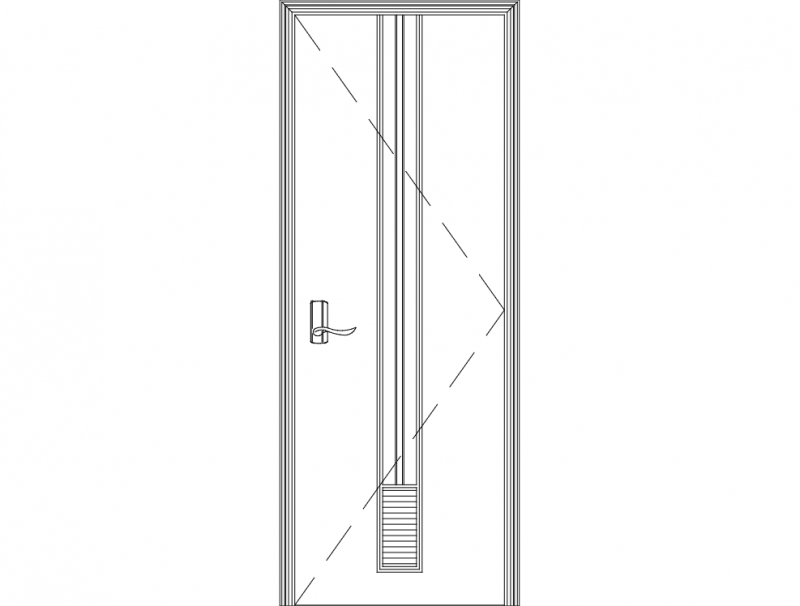 طرح درب تک واحدی فوق العاده زیبا مناسب برای استفاده در دستگاه های cnc چوب و cnc لیزر - wonderful single door desig dxf file