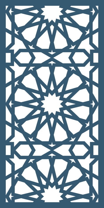 طرح مربوط به پانل دیواری exp058 مناسب برای استفاده در دستگاه های cnc چوب و cnc لیزر - Design and vector for CNC machine