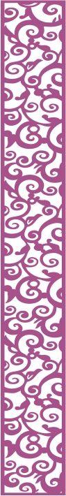 طرح پنل وکتور بدون درز شماره ۲۶۶ مناسب برای استفاده در دستگاه های cnc چوب و cnc لیزر - laser cut vector panel seamless 266 cdr file