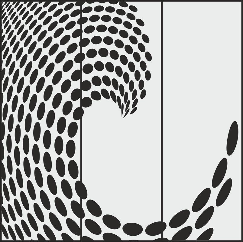 طرح پارتیشن شیشه ای با طرح هندسی مناسب برای استفاده در دستگاه های cnc چوب و cnc لیزر - glass partition with geometric pattern cdr file