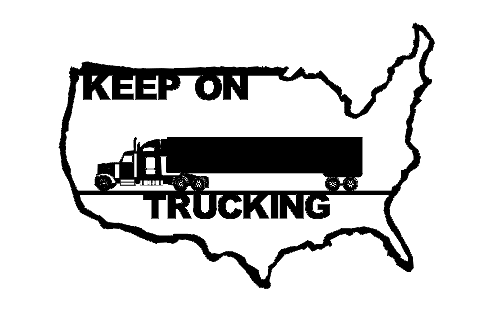 طرح رانندگان کامیون در سراسر آمریکا مناسب برای استفاده در دستگاه های cnc چوب و cnc لیزر - truck drivers across america dxf file