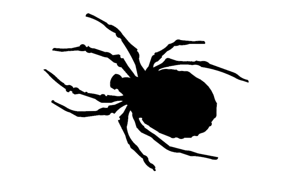 طرح عنکبوت مناسب برای استفاده در دستگاه های cnc چوب و cnc لیزر - spider dxf file