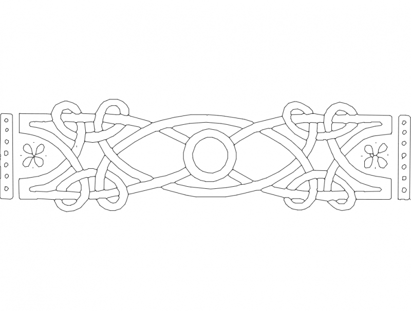 طرح چشم همه چیز بین سلتیک مناسب برای استفاده در دستگاه های cnc چوب و cnc لیزر - celtic all seeing eye dxf file