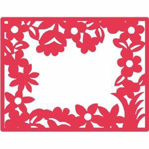 طرح قاب عکس طبیعت با طرح گل مناسب برای استفاده در دستگاه های cnc چوب و cnc لیزر - floral nature frame dxf file