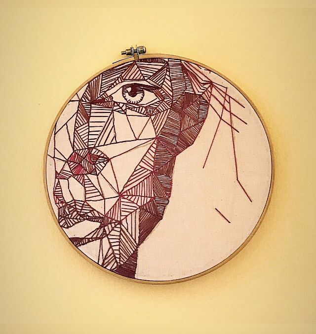 طرح هنری خطی چهره دختر و حکاکی مناسب برای استفاده در دستگاه های cnc چوب و cnc لیزر - laser cut engrave girl face line art cdr file