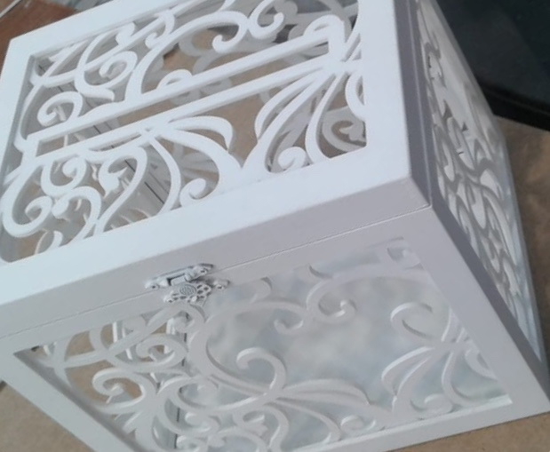 طرح جعبه کادو عروسی طرح پول مناسب برای استفاده در دستگاه های cnc چوب و cnc لیزر - laser cut wedding box for money cdr file