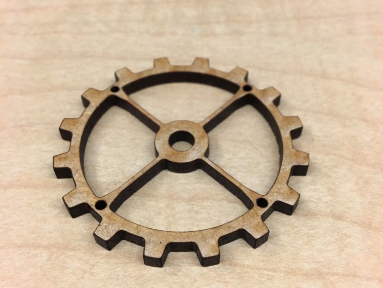 طرح چرخ دنده تزئینی استیم پانک مناسب برای استفاده در دستگاه های cnc چوب و cnc لیزر - laser cut decorative steampunk gear svg file