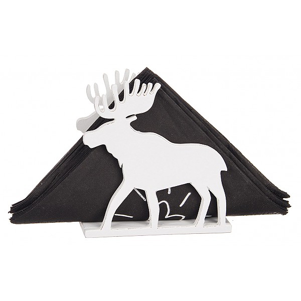 طرح جا دستمال کاغذی گوزن مناسب برای استفاده در دستگاه های cnc چوب و cnc لیزر - laser cut elk napkin holder template cdr file