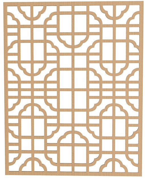 طرح جداکننده فانتزی مناسب برای استفاده در دستگاه های cnc چوب و cnc لیزر - fancy separator pattern dxf file