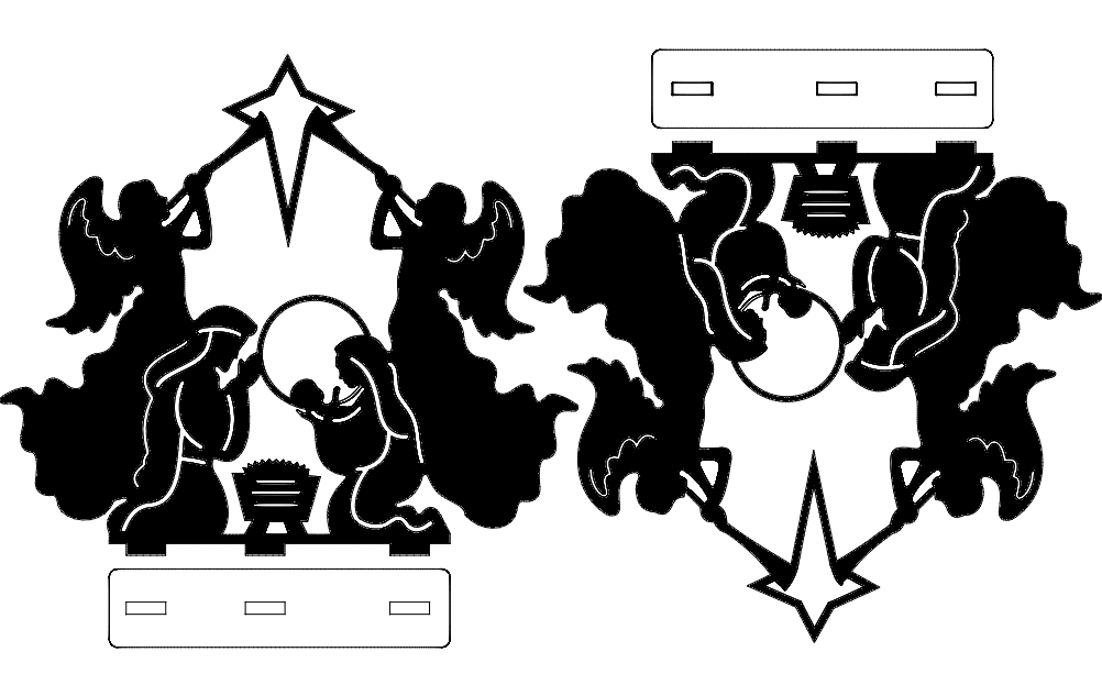 طرح هنری مناسب برای استفاده در دستگاه های cnc چوب و cnc لیزر - art dxf file
