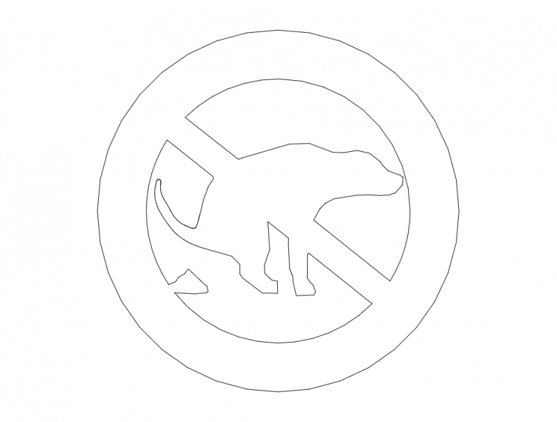 طرح مدفوع سگ، ندارد مناسب برای استفاده در دستگاه های cnc چوب و cnc لیزر - dog shit no dxf file