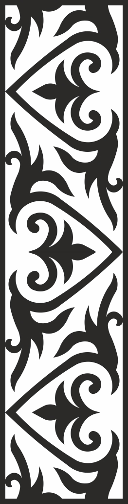طرح وکتور طرح و نقش تزئینی مناسب برای استفاده در دستگاه های cnc چوب و cnc لیزر - decorative pattern vector cdr file