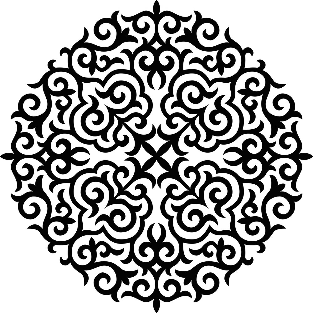 طرح شابلون تزیینی مناسب برای استفاده در دستگاه های cnc چوب و cnc لیزر - ornament stencil cdr file