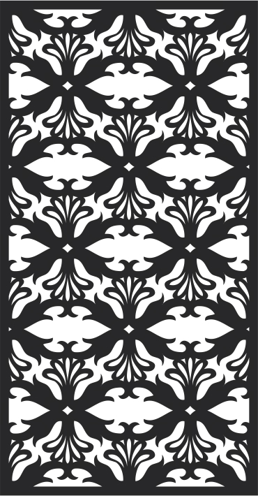 طرح سیاه و سفید بدون درز مناسب برای استفاده در دستگاه های cnc چوب و cnc لیزر - seamless black white pattern cdr file