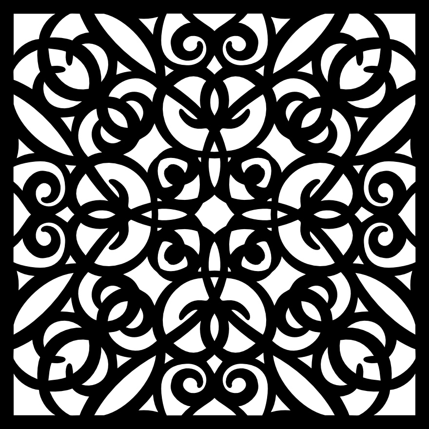 طرح الگوی وکتور بدون درز مناسب برای استفاده در دستگاه های cnc چوب و cnc لیزر - seamless vector pattern svg file