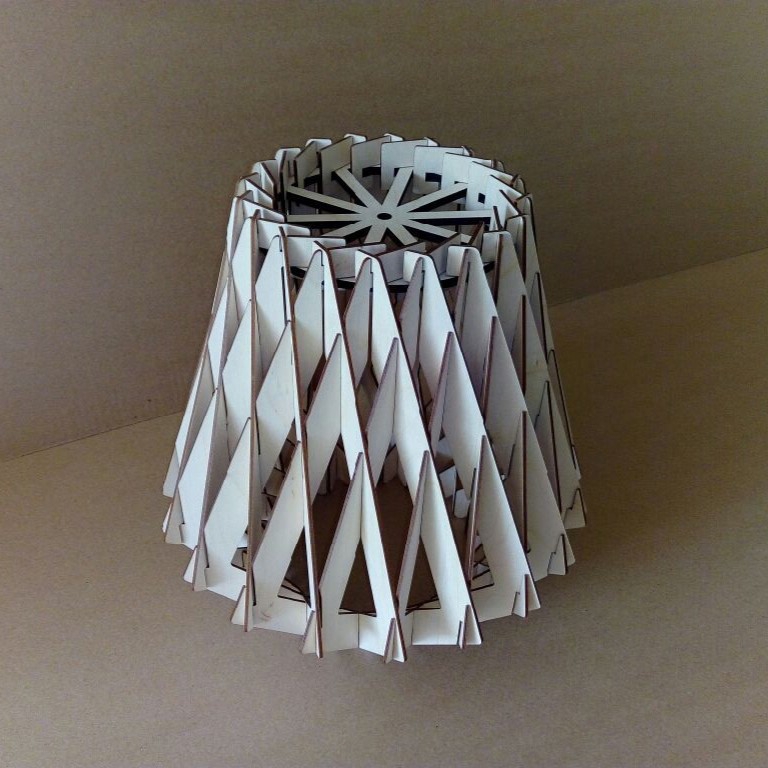 طرح چراغ آویز چوبی مناسب برای استفاده در دستگاه های cnc چوب و cnc لیزر - laser cut wooden pendant light dxf file