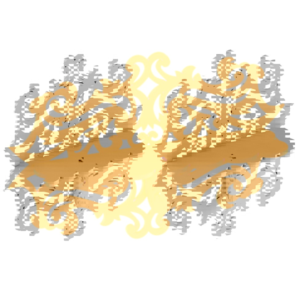 طرح قفسه دیواری دکوراتیو مناسب برای استفاده در دستگاه های cnc چوب و cnc لیزر - laser cut decorative wall shelf unit dxf file