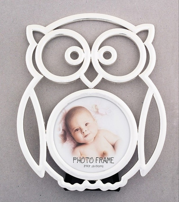 طرح قاب عکس چوبی کودک طرح جغد مناسب برای استفاده در دستگاه های cnc چوب و cnc لیزر - laser cut owl wooden kids photo frame cdr file