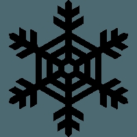 طرح دانه برف مناسب برای استفاده در دستگاه های cnc چوب و cnc لیزر - snowflake dxf file