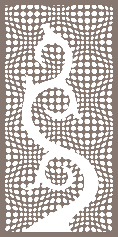 طرح تابلو دکوراتیو طرح حریم خصوصی مناسب برای استفاده در دستگاه های cnc چوب و cnc لیزر - decor privacy screen panel cdr file