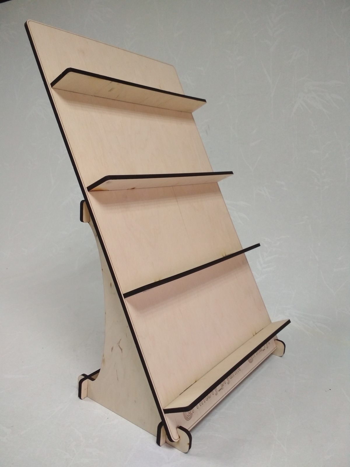 طرح قفسه چوبی رومیزی، استند کاپ کیک، جا دسری و ... مناسب برای استفاده در دستگاه های cnc چوب و cnc لیزر - laser cut wooden rack tabletop display stand cupcake display desserts holder cdr file