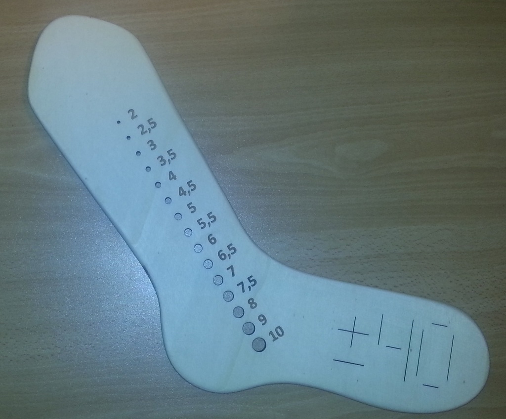 طرح مسدود کننده جوراب مناسب برای استفاده در دستگاه های cnc چوب و cnc لیزر - laser cut sock blockers cdr file