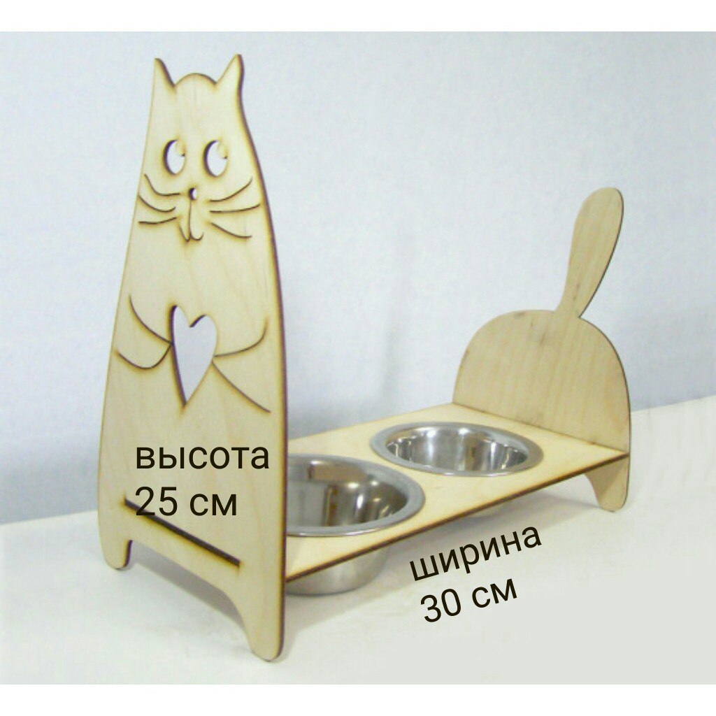 طرح برش فیدر سگ برای لیزر مناسب برای استفاده در دستگاه های cnc چوب و cnc لیزر - laser cut dog feeder template cdr file