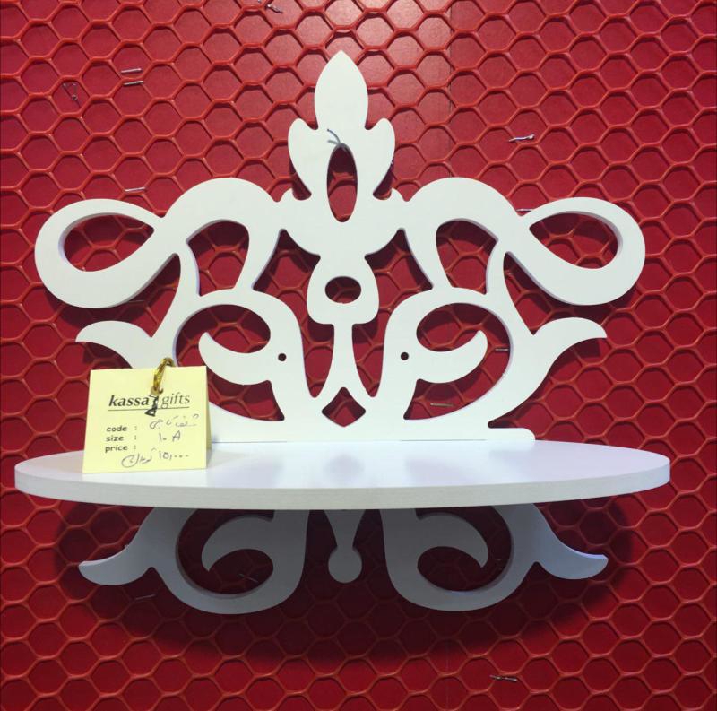 طرح قفسه دیواری مناسب برای استفاده در دستگاه های cnc چوب و cnc لیزر - laser cut wall shelf template cdr file