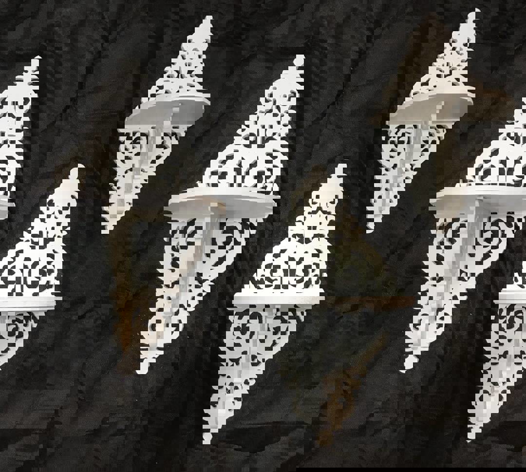 طرح قفسه دیواری مناسب برای استفاده در دستگاه های cnc چوب و cnc لیزر - laser cut wall storage shelf rack template cdr file