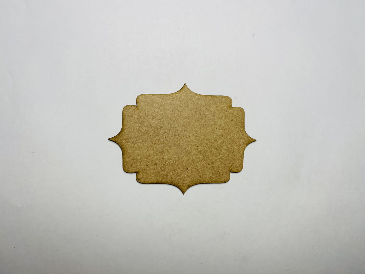طرح قاب چوبی طرح دار مناسب برای استفاده در دستگاه های cnc چوب و cnc لیزر - laser cut wood bracket frame cutout shape cdr file