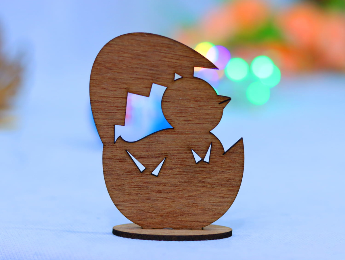 طرح تزیین تخم مرغ عید پاک مناسب برای استفاده در دستگاه های cnc چوب و cnc لیزر - laser cut easter egg decor cdr file