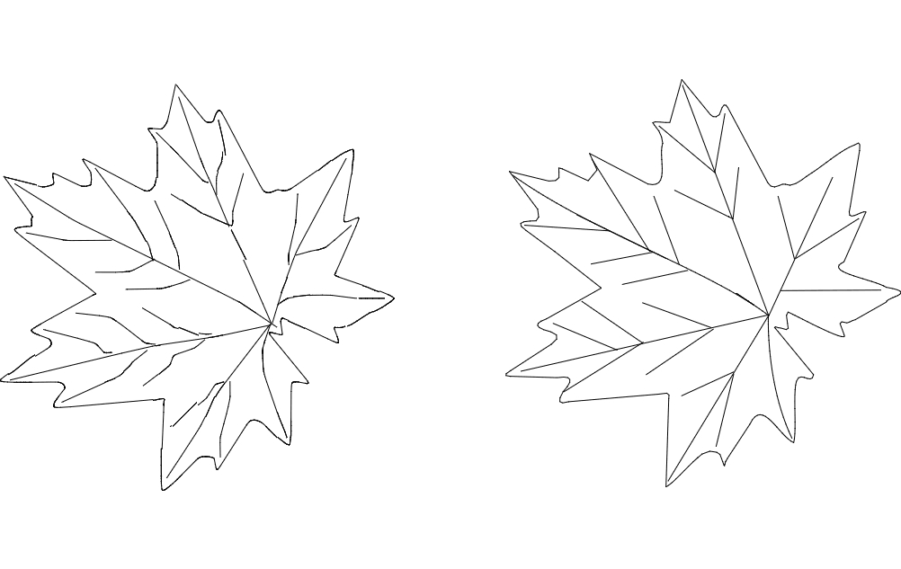 طرح افرا مناسب برای استفاده در دستگاه های cnc چوب و cnc لیزر - maple dxf file