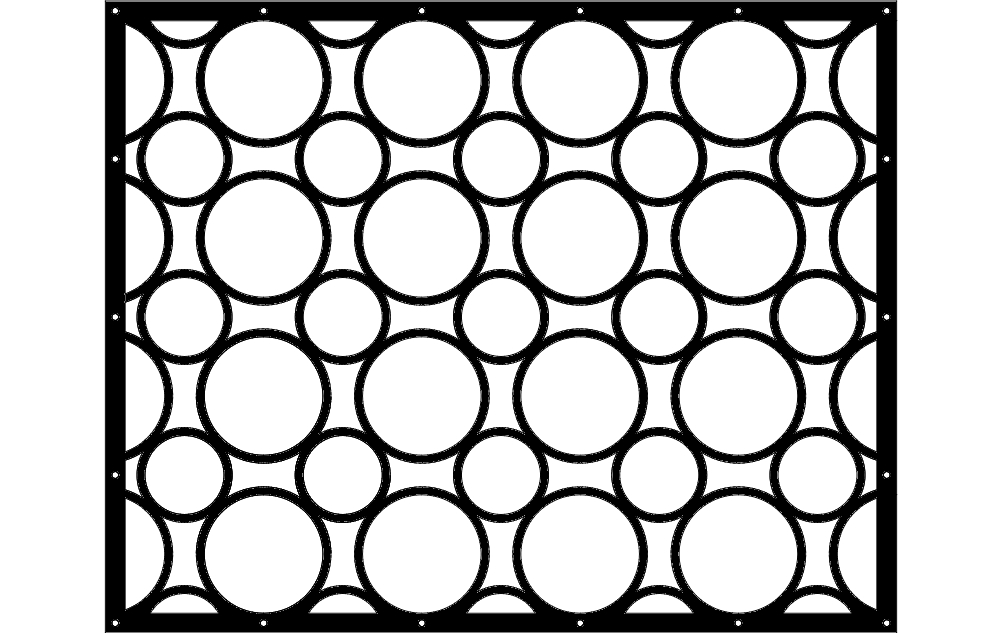 طرح الگوی صفحه نمایش مناسب برای استفاده در دستگاه های cnc چوب و cnc لیزر - screen pattern dxf file