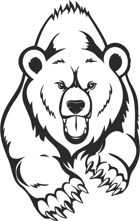 طرح وکتور نقاشی خطی چهره خشمگین مناسب برای استفاده در دستگاه های cnc چوب و cnc لیزر - angry face line drawing vector art cdr file