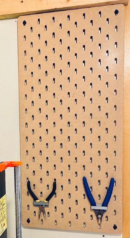 طرح الگوی اسکادیس پگبورد مناسب برای استفاده در دستگاه های cnc چوب و cnc لیزر - laser cut diy skadis pattern pegbord