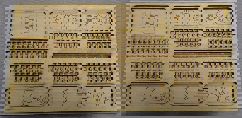 طرح تشک بازیکن مریخی قابل حمل با مناسب برای استفاده در دستگاه های cnc چوب و cnc لیزر - laser cut terraforming mars player mat