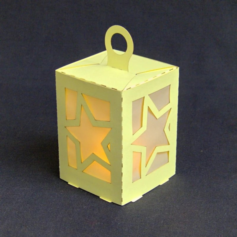 طرح فانوس کاغذی مناسب برای استفاده در دستگاه های cnc چوب و cnc لیزر - laser cut paper lantern dxf file