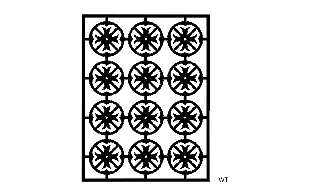 طرح ۱g مناسب برای استفاده در دستگاه های cnc چوب و cnc لیزر - pattern 1g dxf file