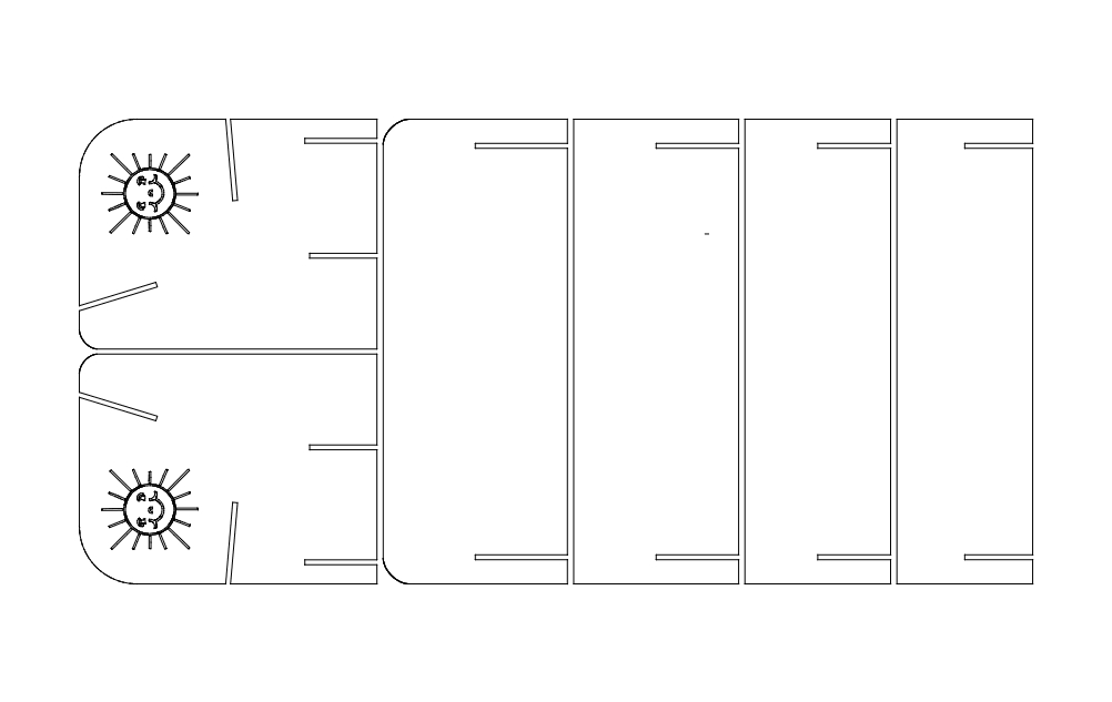 طرح صندلی عشق پلاژ مناسب برای استفاده در دستگاه های cnc چوب و cnc لیزر - playa love seat dxf file