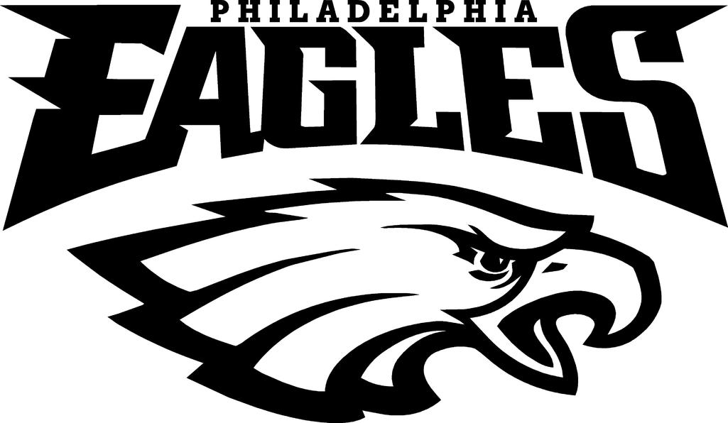 طرح فیلادلفیا ایگلز مناسب برای استفاده در دستگاه های cnc چوب و cnc لیزر - philadelphia eagles dxf