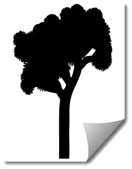 طرح درخت ۴ مناسب برای استفاده در دستگاه های cnc چوب و cnc لیزر - tree 4 dxf file