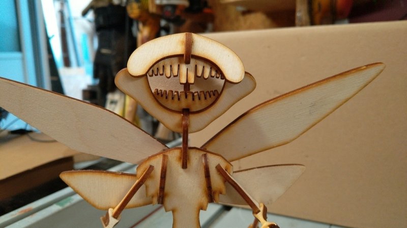 طرح پری دندان از فیلم پسر جهنمی ۲ مناسب برای استفاده در دستگاه های cnc چوب و cnc لیزر - laser cut tooth fairy from hellboy 2