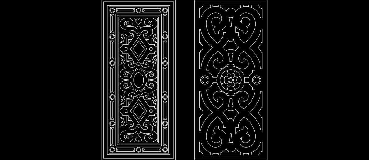 طرح 0816 مناسب برای استفاده در دستگاه های cnc چوب و cnc لیزر - design 0816 dxf file
