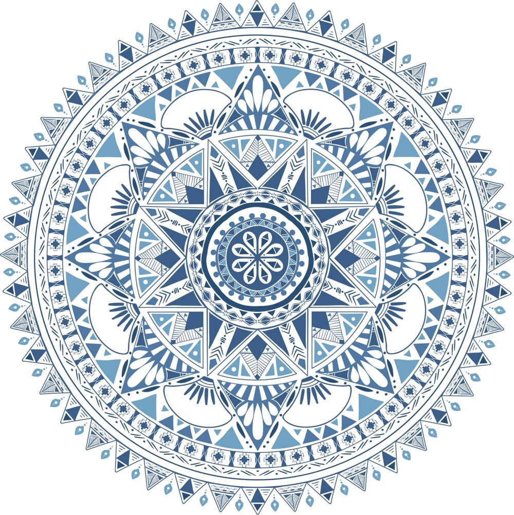 طرح وکتور گرافیکی با طرح و نقش بوهمی مناسب برای استفاده در دستگاه های cnc چوب و cnc لیزر - boho pattern style graphic vector cdr file