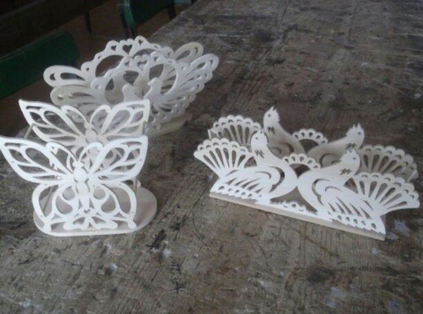 طرح پازل سه بعدی پرندگان تزئینی مناسب برای استفاده در دستگاه های cnc چوب و cnc لیزر - 3d puzzle birds decoration cdr file